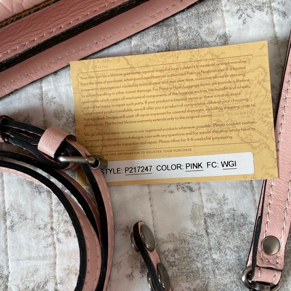 FLASH SALE pink Patricia nash crossbody - Picture 2 of 16